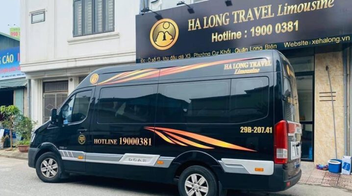 Dịch vụ xe Limousine 9 chỗ tuyến Hà Nội - Hạ Long - Cẩm Phả 57 xe ha long khach